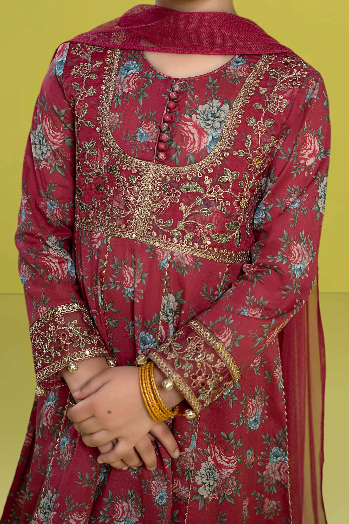 3 Piece Embroidered Lawn Suit | MKD-EF24-32